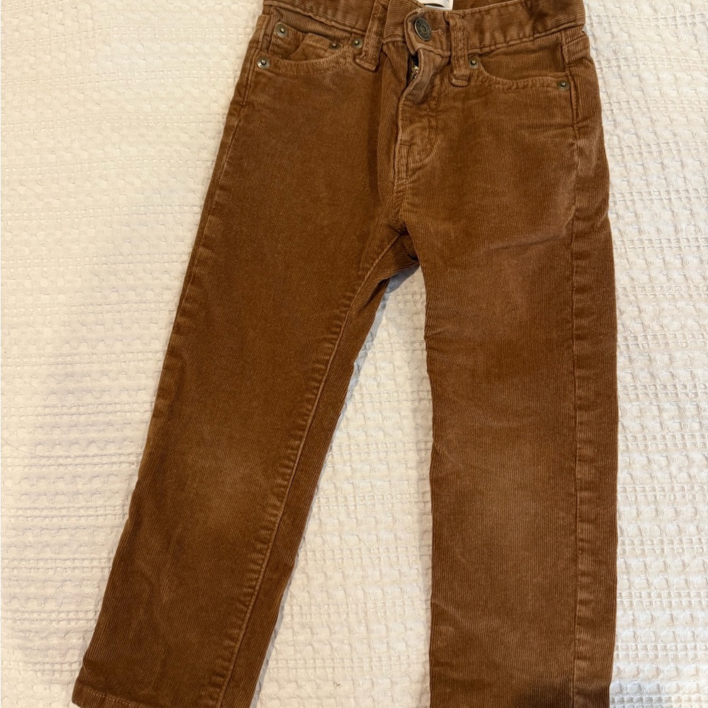 Crewcuts Brown Corduroy Trousers size 3T